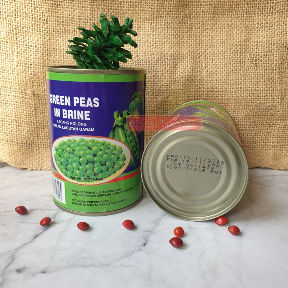 Kacang Polong Kaleng / Green Peas in Brine  397gr/ Kacang Polong IKPS