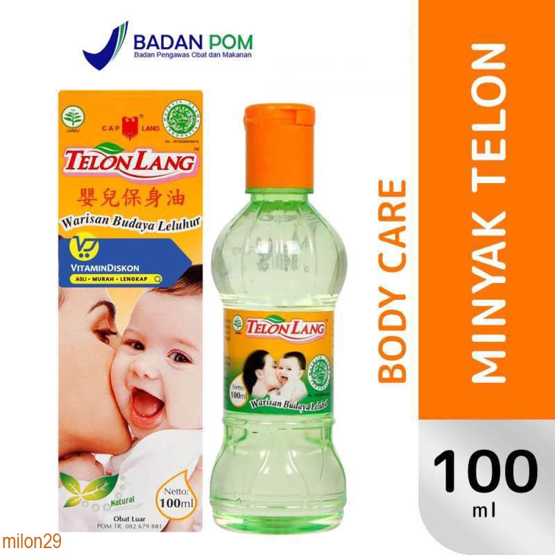 CAPLANG TELONLANG NATURAL 100ML- MINYAK TELON CAPLANG KECIL 100ML MURAH - MINYAK TELON BAYI telon29