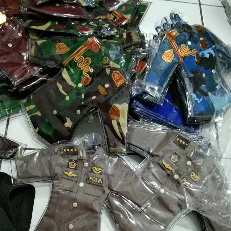 Miniatur Baju Polisi Terbaru Accesoris Gantungan Mobil Kaca  GILBERT ARMY STORE Pajangan Aksesoris