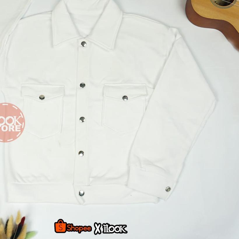 ➨ ilook | Jaket Wanita Olin Button | Olin Button Pocket ➷