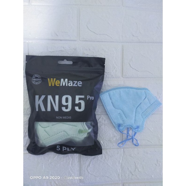 Masker KN95 PRO new premium 5 ply isi 10pc | Wemaze warna warni model korea 10 warna lengkap