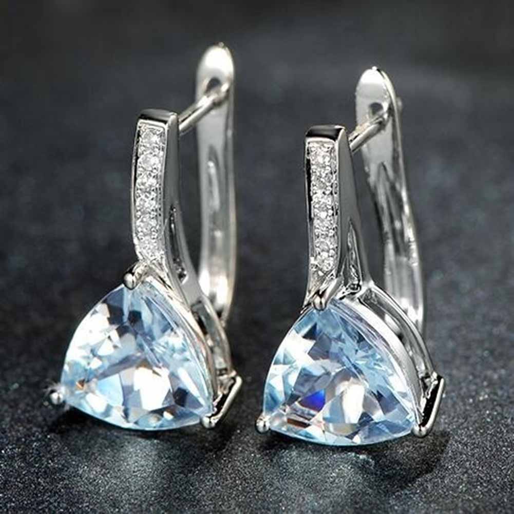 Hu Hu Hu Hu Hu Alat Bantu Pasang Kacamata♡ Anting Tusuk Gantung Hias Sapphireberlian Imitasi Gaya Elegan Untuk Wanita