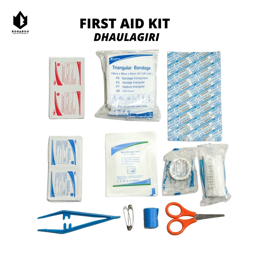 Bisa COD First Aid Kit Termasuk Perlengkapan - Obat Obatan Darurat - P3K