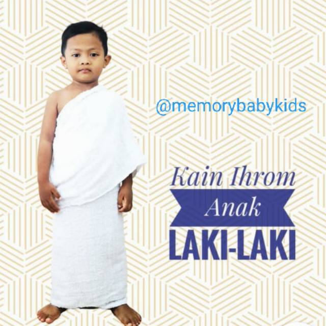 Kain ihram anak (4-7th)