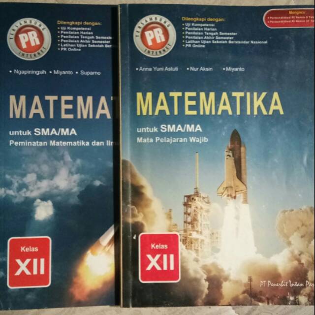 Kunci Jawaban Buku Pr Matematika Mtk Wajib Dan Peminatan Kelas Xii 12 K13 Revisi Shopee Indonesia