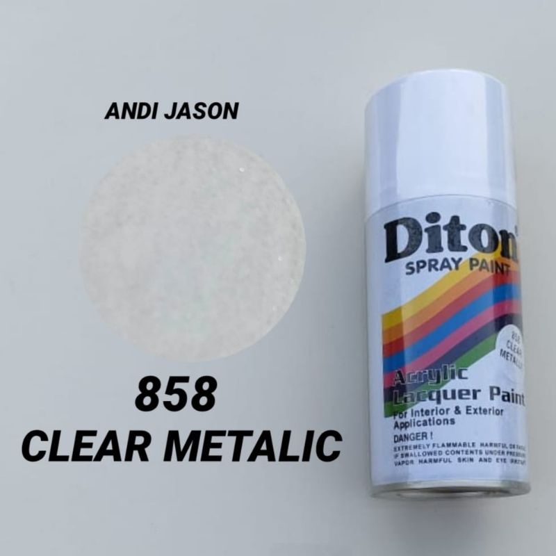 DITON CAT SEMPROT 300CC NO 858 CLEAR METALIC