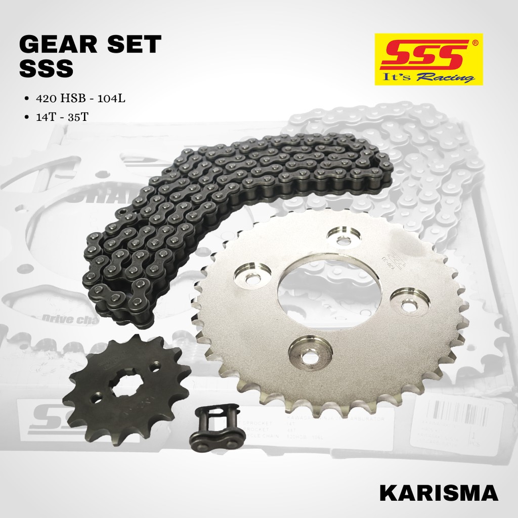 Gear Gir Set paket sss Karisma 420 14 35