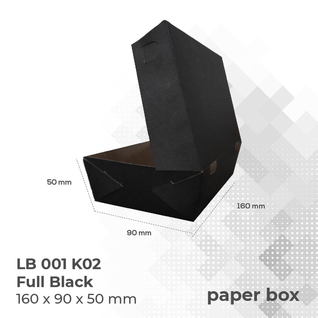 Paper Lunch Box Medium Lunchbox Medium (LB1K22-Laminasi)