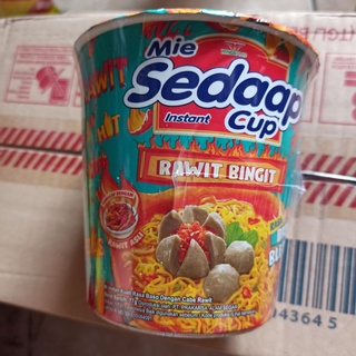 Jual Mie Sedap Sedaap Cup Gelas Goreng Rawit Bingit Baso Bleduk ...