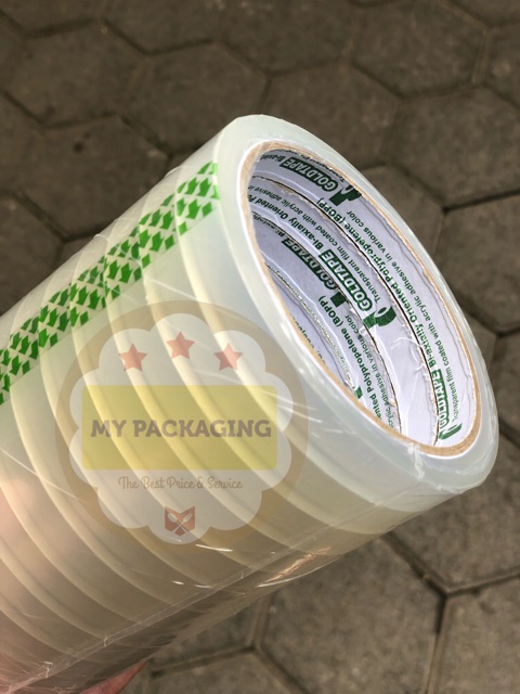 SOLASI BENING GOLDTAPE HIJAU 1/2 inch 60Yard / Solasi kecil ( isi 10)