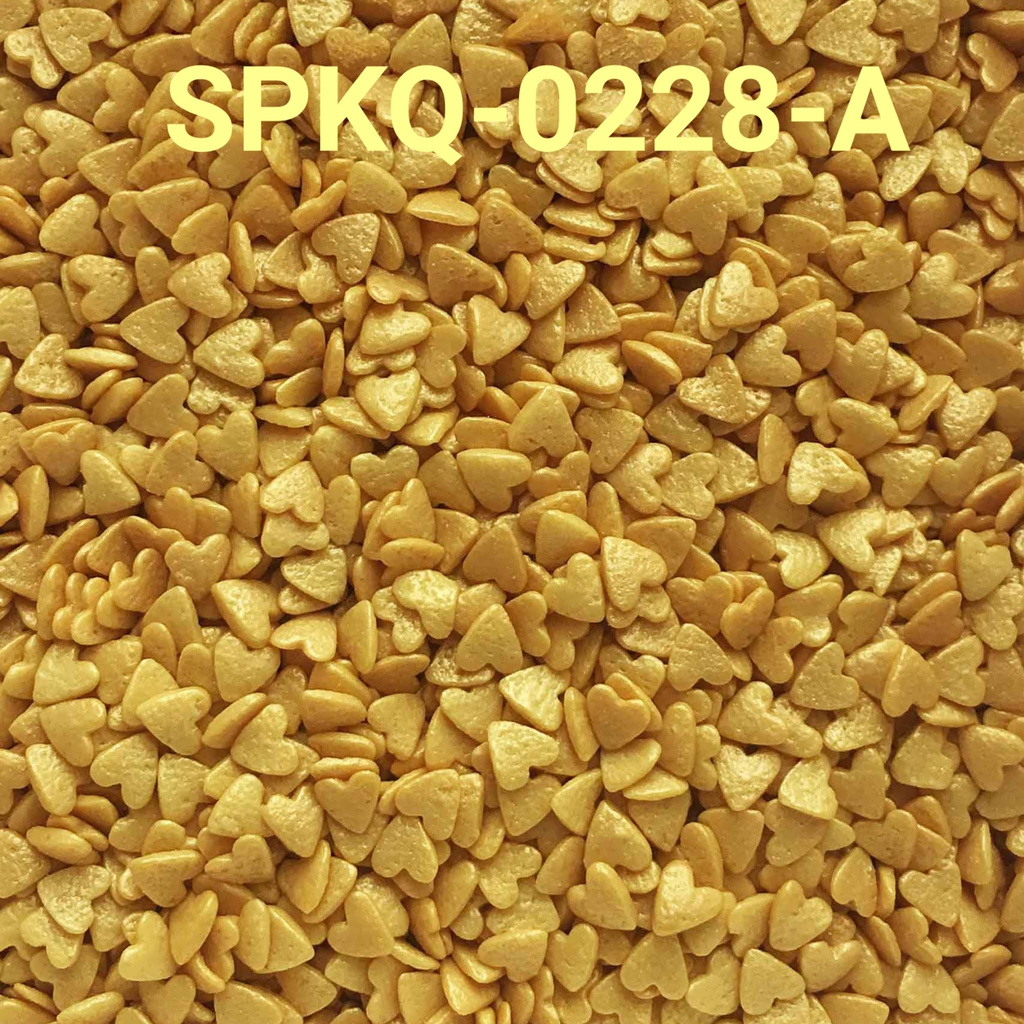 

SPKQ-0228-A Sprinkles sprinkle sprinkel 250gr hati emas yamama baking grosir murah sprinkles cake dekorasi mutiara trimit decoration story sprinklestory sprinklesstory sprinkle story yamama baking