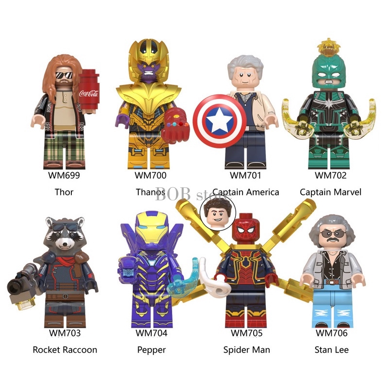 lego marvel avengers thor and captain america