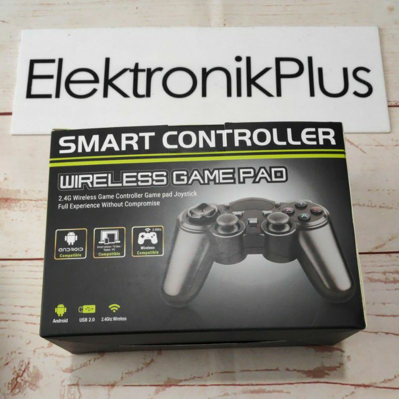 Joystick Gamepad Wireless 2.4GHz untuk Smart TV Box Android Laptop Komputer