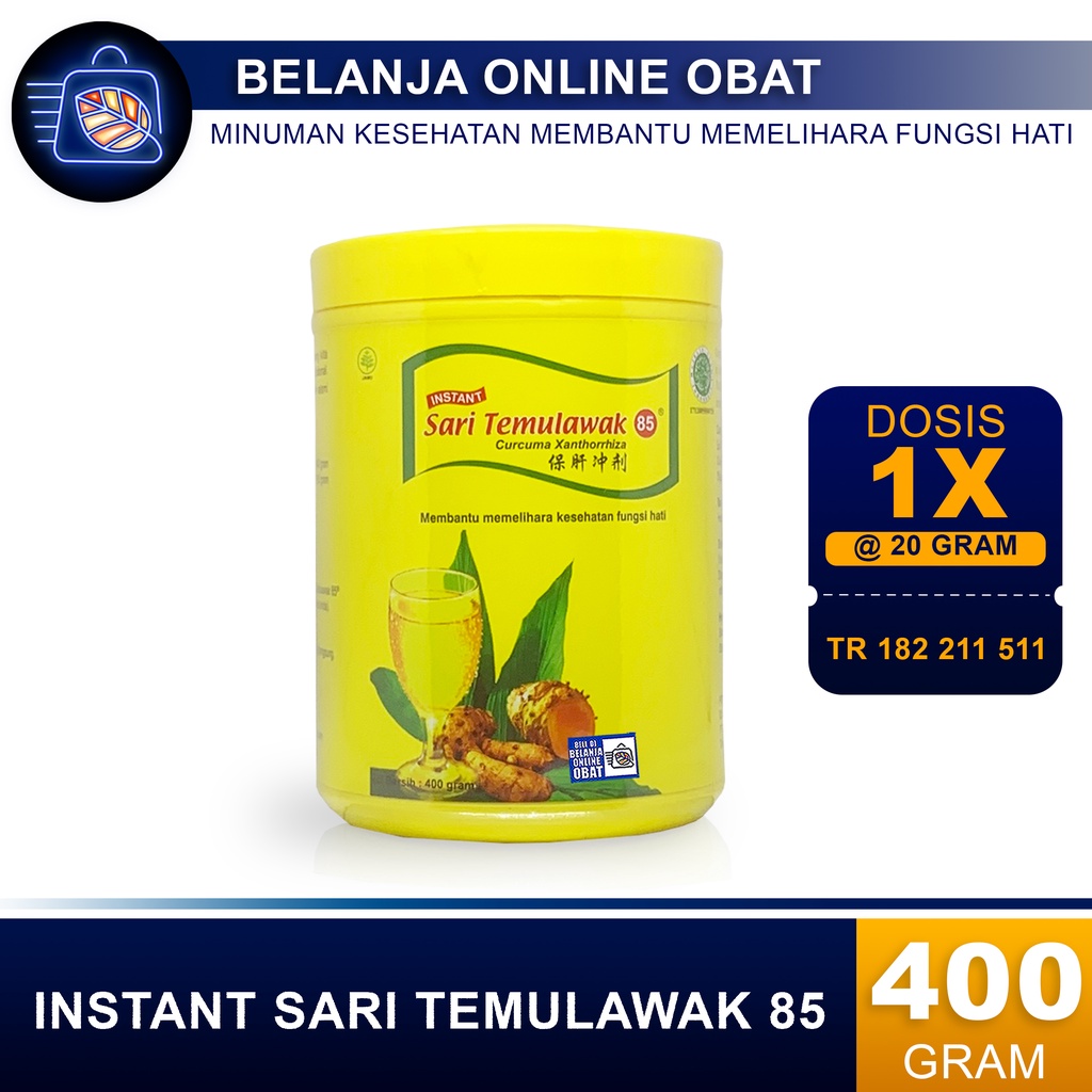 

SARI TEMULAWAK 85 ( 400 GR ) // Minuman Kesehatan