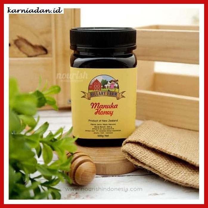 

MADU-MINUMAN- HILLARY FARM MANUKA HONEY 500GR - NEW ZEALAND -ASLI-BUKAN-KAWE-KAWE-