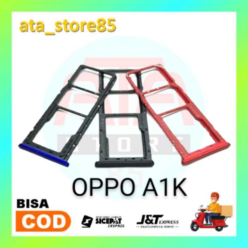 Simtray Simlock Slot Sim Tempat Kartu Simcard OPPO A1k  Original