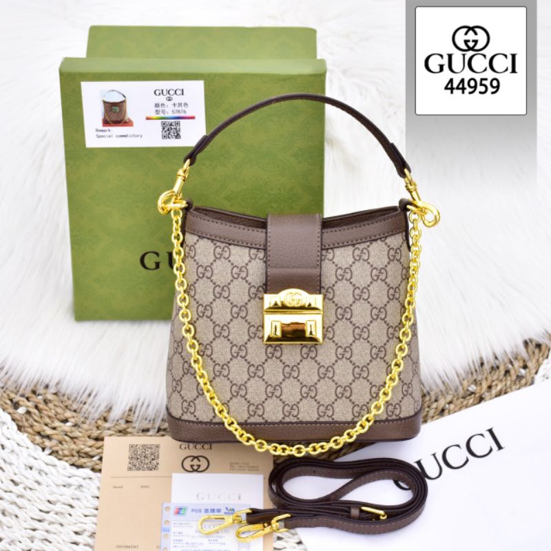 TAS GUCCI MINI BAG 44959 PLATINUM LIKE ORI