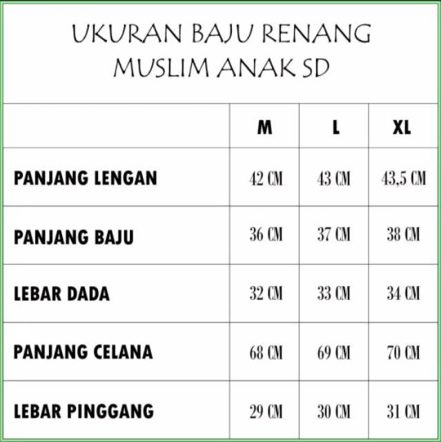 Baju Renang SD Muslim Perempuan / ABG Baju Renang Muslim