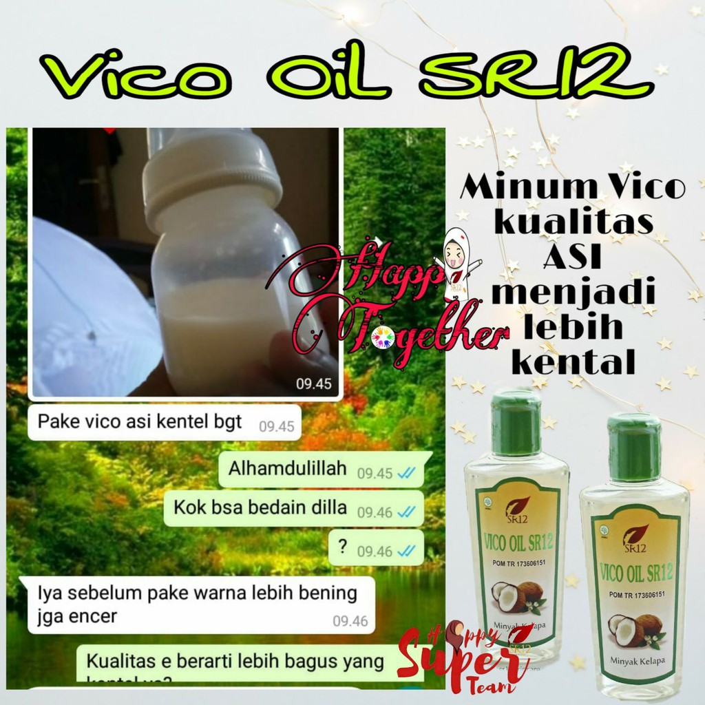 Minyak Kelapa Vico Sr12 Makanan Penambah Vitamin Jamu Obat Pelancar Asi Milmor Moloco Manjur Ampuh Shopee Indonesia