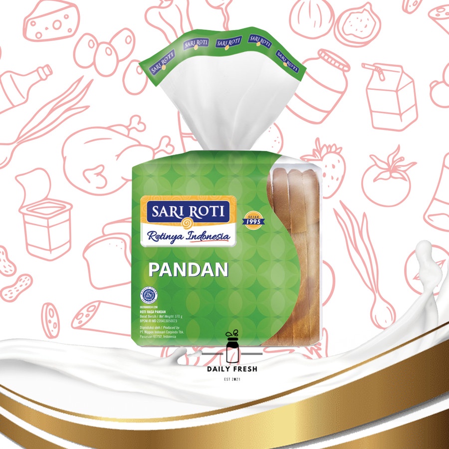 

SARI ROTI TAWAR PANDAN 370 GRAM