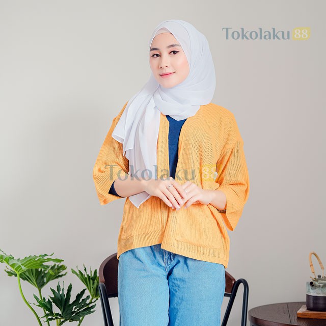 Kardigan Rajut Oversize Wanita Loccy Outer Cardigan Premium-7
