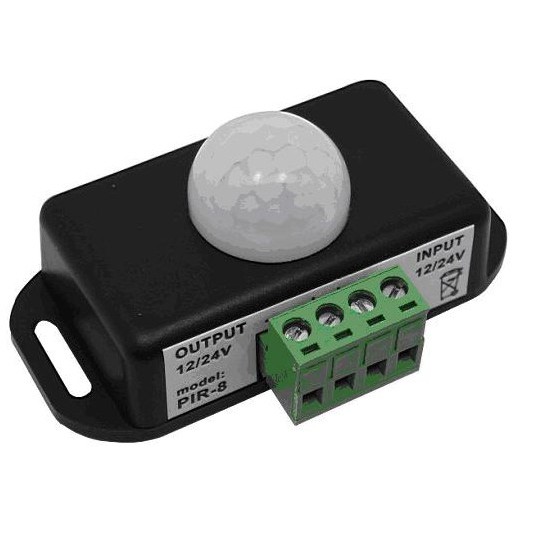 PIR Sensor Gerak Dimmer Motion Switch LED DC 12V 24V