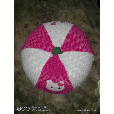 SARUNG TUDUNG SAJI KOTAK / BULAT KARAKTER BORDIR JUMBO