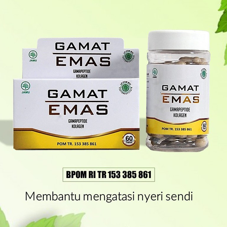 Kapsul Ekstrak Gamat Emas Berkualitas Tinggi  Halal Al Afiat Isi 60 Kapsul