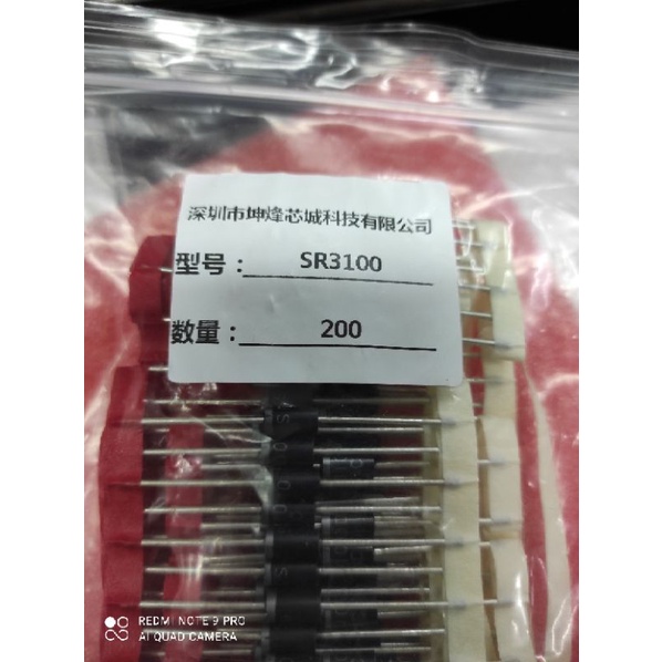 SR3100 SB3100 diode 3A 100V Schottky