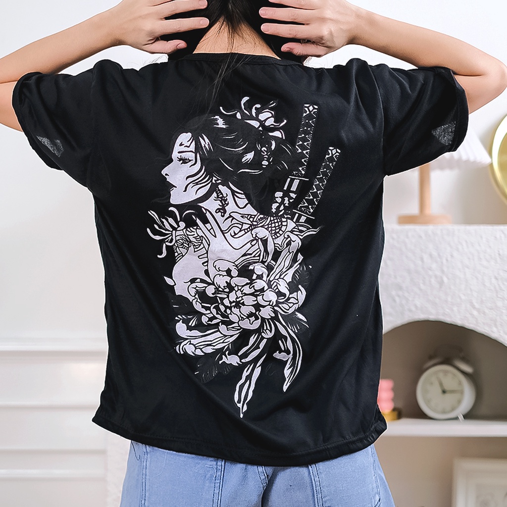 AFI - VC - Kaos Oversize Geisha Pedang (LD 106, P 65)