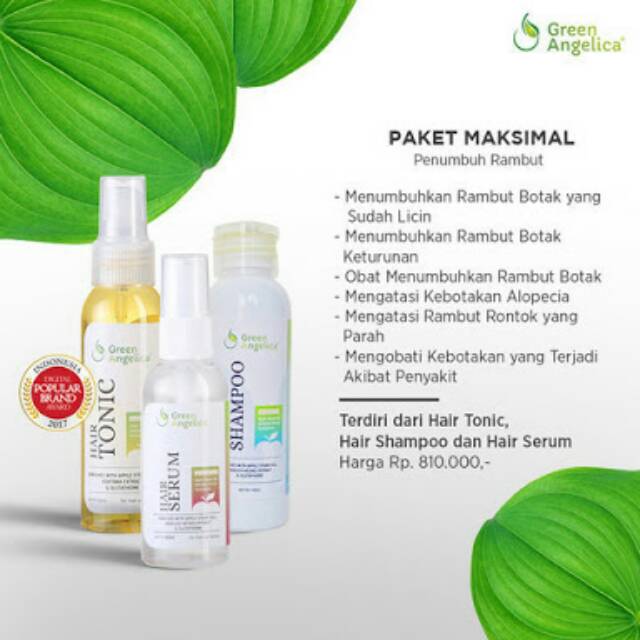 Green Angelica Paket Penghitam Rambut