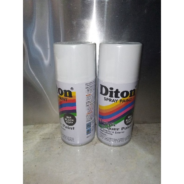 Cat Semprot Diton Warna Black Matt/ hitam doff (300 cc)