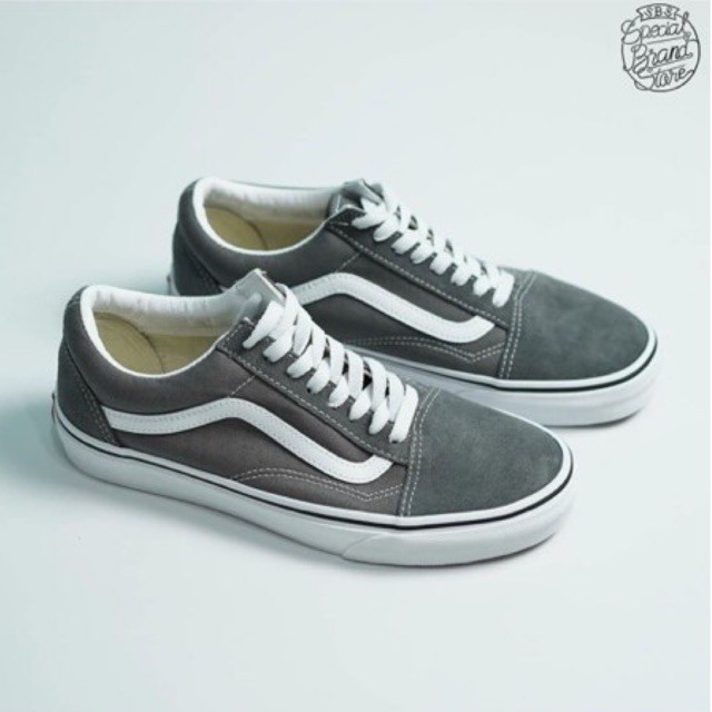 pewter true white vans