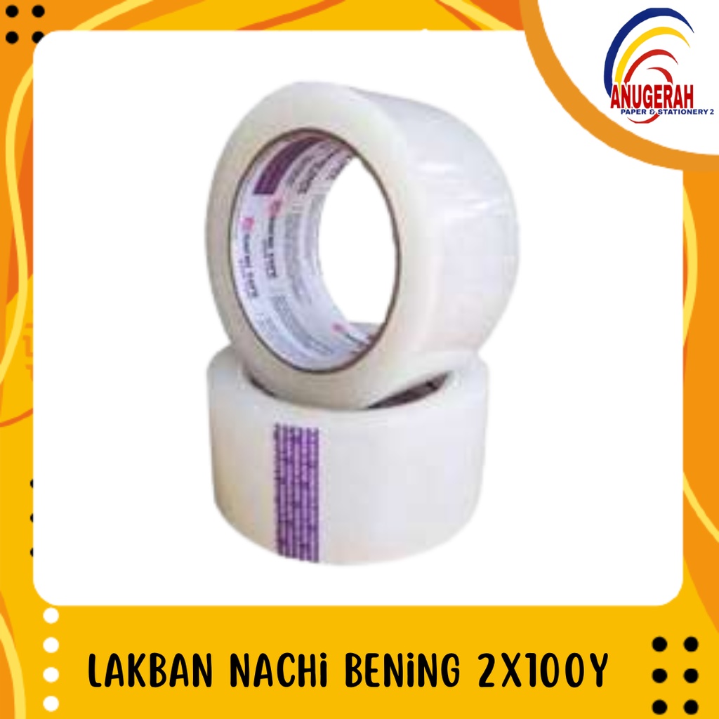 

LAKBAN BENING NACHI 48X100Y/ISOLASI BENING 2X100Y