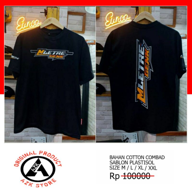Kaos Zona malam - Kaos mletre genk Original 100%
