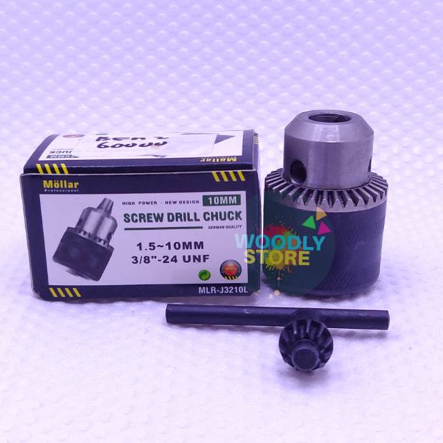MOLLAR KEPALA MESIN BOR LISTRIK DRILL CHUCK 10mm