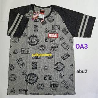 BESAR Kaos  T Shirt Cowok MARVEL Nevada  Original branded 