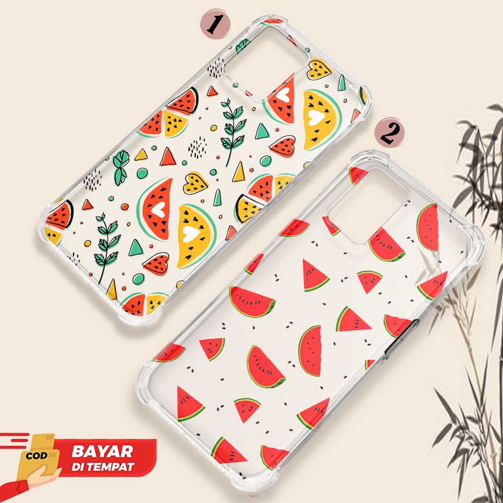 Picks Case Anticrack Softcase Oppo A16E OPPO A5S OPPO A74 4G / A95 OPPO A16 A1K Motif Fruit Case Cew