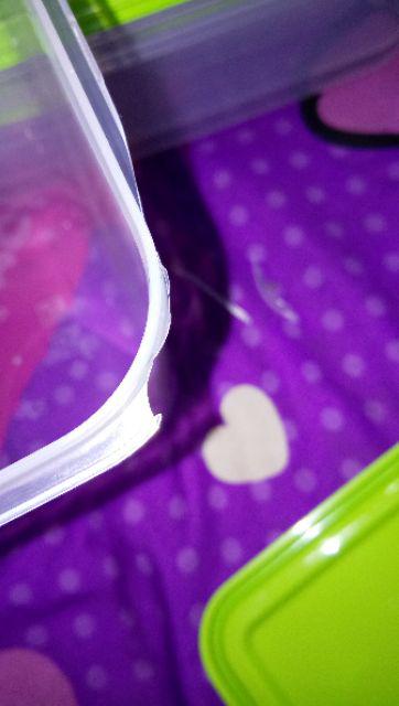 Calista Otaru Bening Isi 14 Pcs (7 Set) / Toples Plastik / Tempat Makanan / Container / Warna Hijau