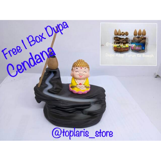 Hiolo Tempat Bakar Dupa Buddha Mini Little Buddha