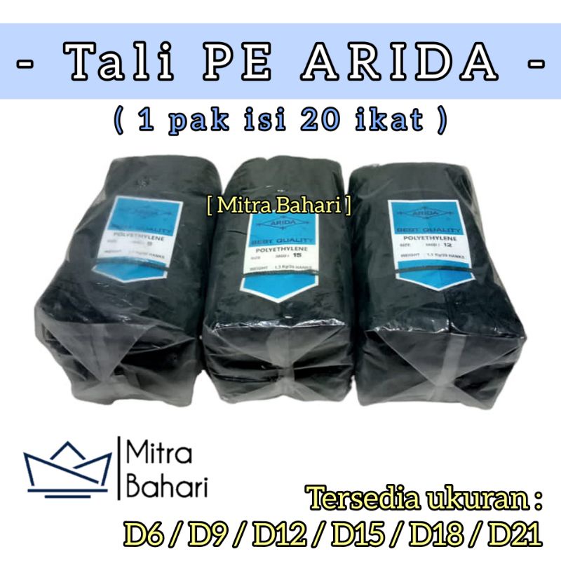 TALI PE ARIDA / BENANG ARIDA / TALI PE D6 / TALI PE D9 / TALI ARIDA D12 / BENANG PE D18