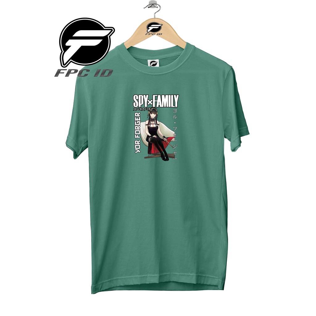 Kaos Anime Spy X Family Yor Forger Cotton Combed 30s Pakaian Distro Jumbo Pilihan Favorit Fpc Id