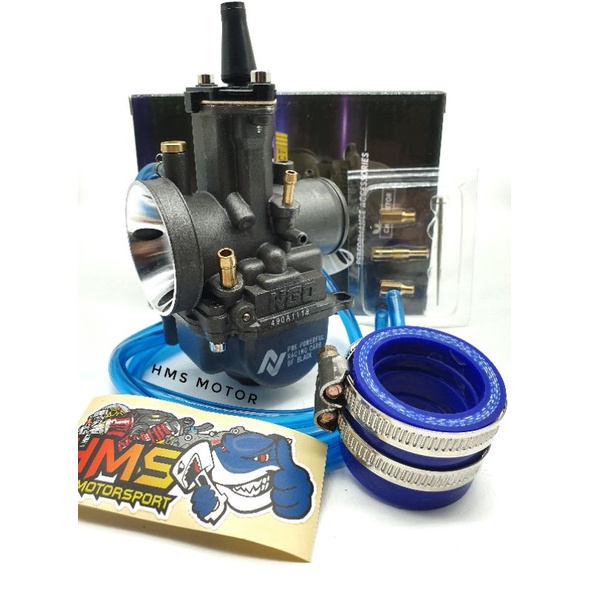 Karburator Karbu Pwk Kotak 24 26 28 30 32 34 NGO Black Hitam Silver Setingan Mudah-4