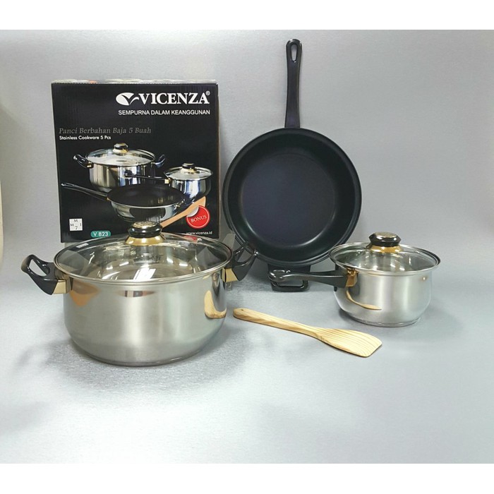 Vicenza panci set cookware V823