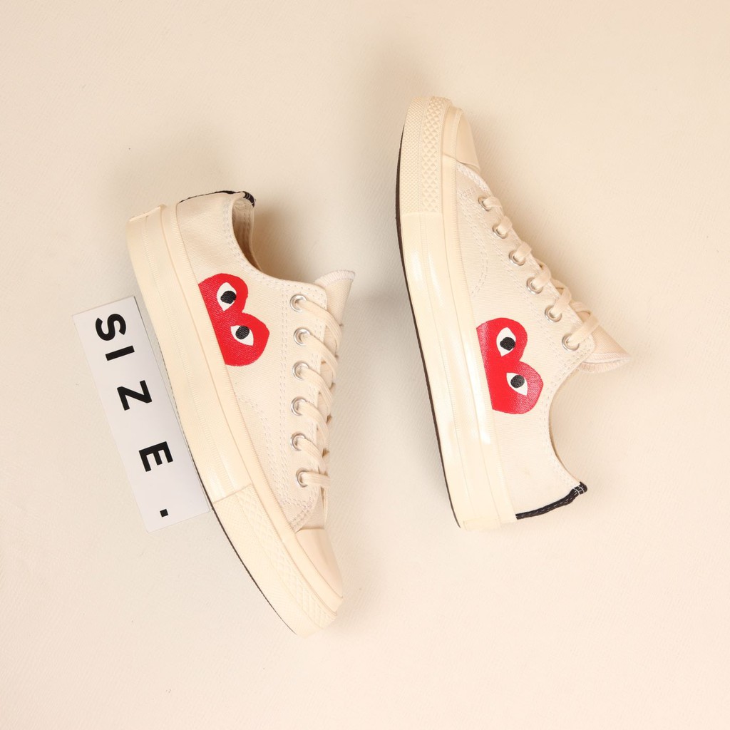 Converse x Comme Des Garcons PLAY All Star Chuck ‘70 OX Whita