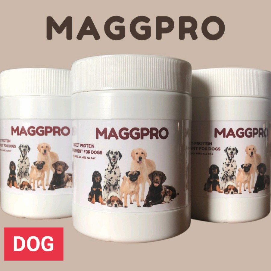 Magprofeed MAGGPRO Vitamin Penambah Imun Nafsu Makan Kucing dan Anjing Pelebat Bulu Suplemen Magpro daily mixing food cats and dog by proteinmagg