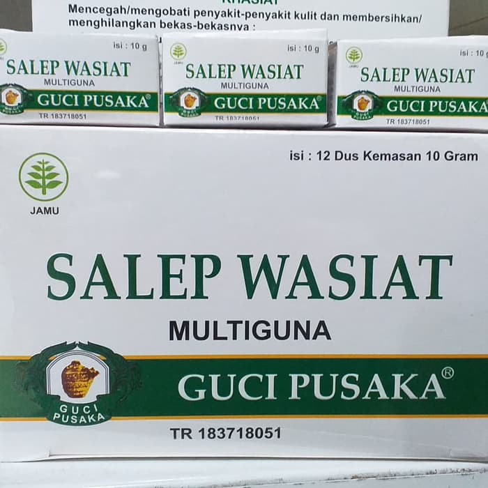 Salep Gatal Kulit Wasiat Multiguna / Menghilangkan Flex, Bekas Jerawat, Biang Keringat, Bekas Cacar, Noda Hitam Pada Ketiak &amp; Selangkangan