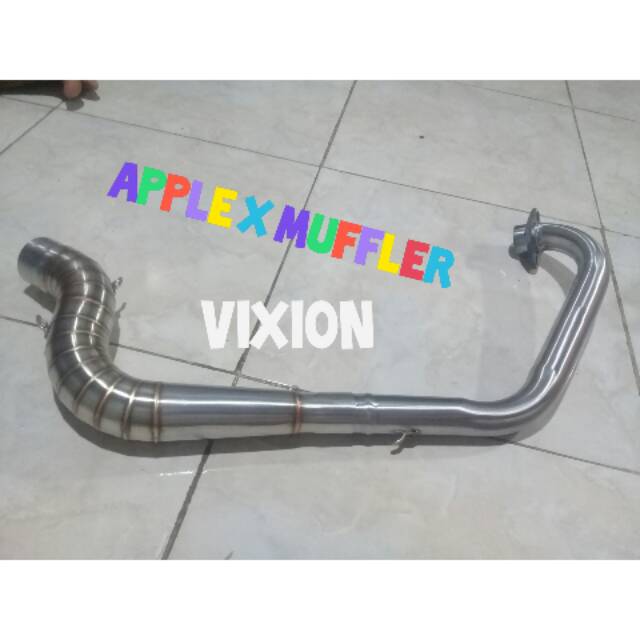 leher knalpot Vixion old new versi cobra