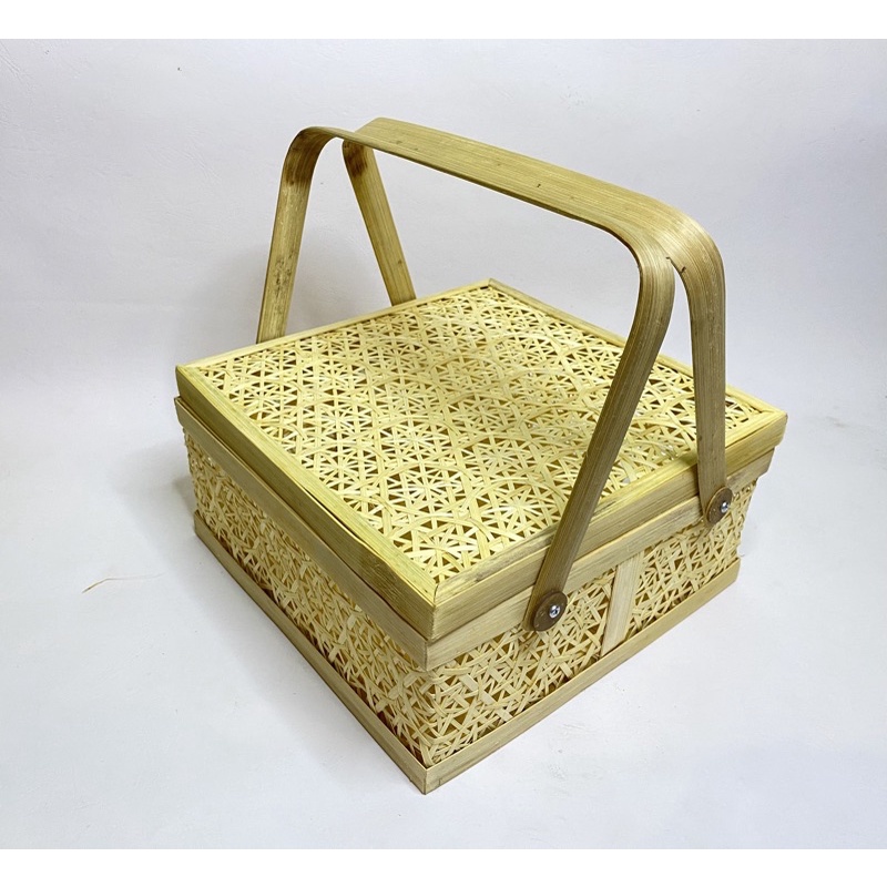 

[30x30cm] Kotak Rantang Box Keranjang Truntum/Teruntum bambu
