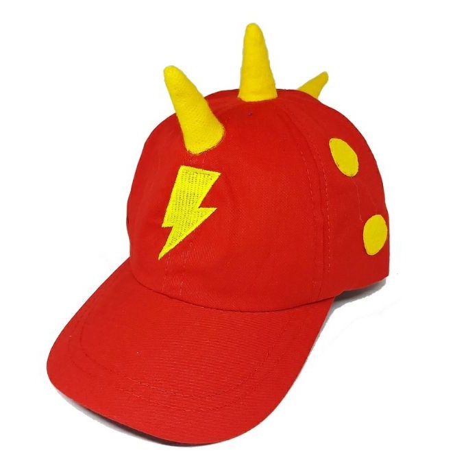 Topi Anak / Balita Bordir Karakter Kartun / Topi Anak Tanduk Laki Perempuan 1-8 Tahun